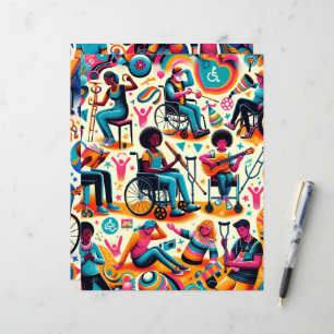 Papier scrapbook pour personnes handicapées
