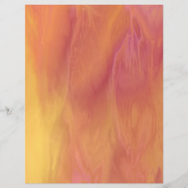 Papier scrapbook recto-verso ET Sunset (Devant)