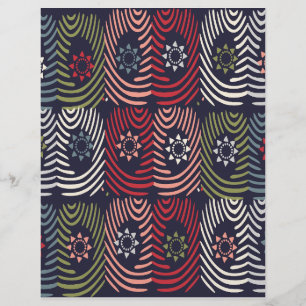 Papier scrapbooking à motif abstrait