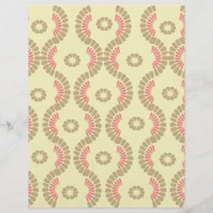 Papier scrapbooking à motif courbe