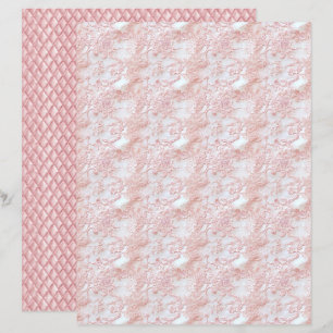 Papier scrapbooking à motif de dentelle florale Co