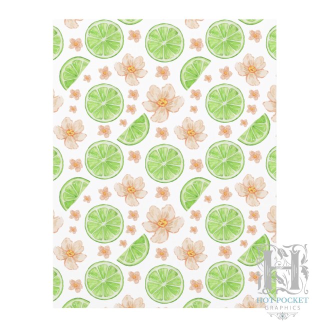 Papier scrapbooking aux citrons (Créateur téléchargé)