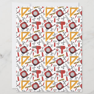 Papier scrapbooking bricoleur en rouge