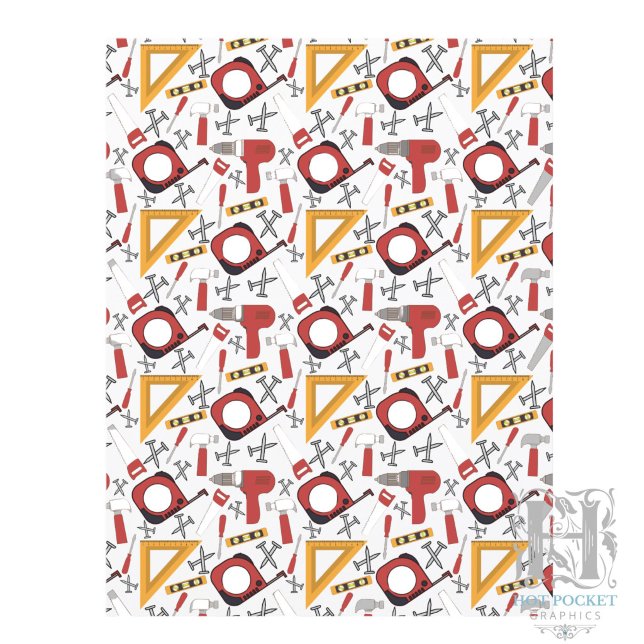Papier scrapbooking bricoleur en rouge (Créateur téléchargé)