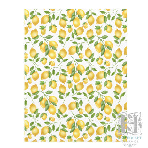 Papier scrapbooking Citrons