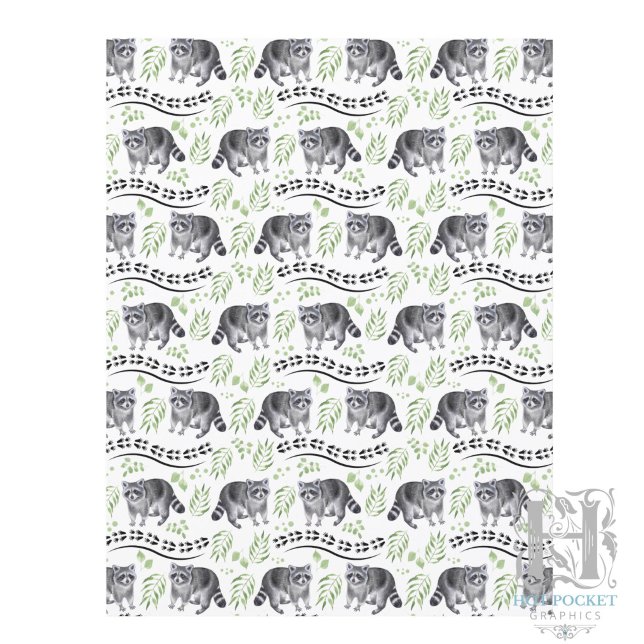 Papier scrapbooking de ratons laveurs (Créateur téléchargé)
