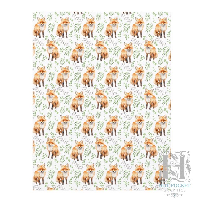 Papier scrapbooking de renards (Créateur téléchargé)