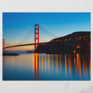 Papier scrapbooking du pont de San Francisco Scéni