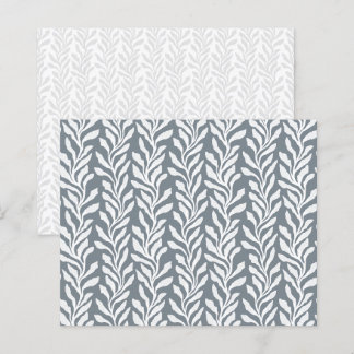 Papier scrapbooking gris bleu algue botanique