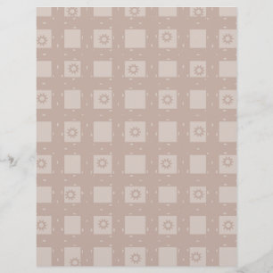 Papier scrapbooking motif marron clair :