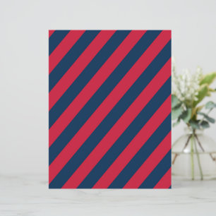 Papier scrapbooking rayures diagonales bleu royal