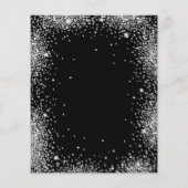 Papier Script Black Silver Parties scintillant 30e annive (Dos)