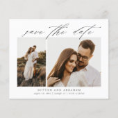 Papier Script Budget 2 Photo Enregistrer la Date (Devant)