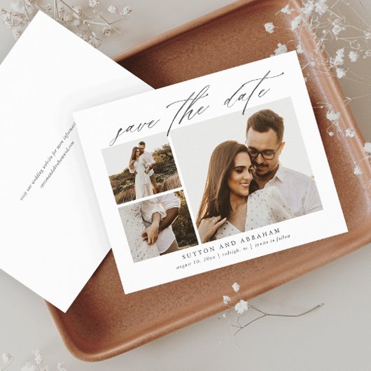 Papier Script Budget 3 Photo Enregistrer la Date