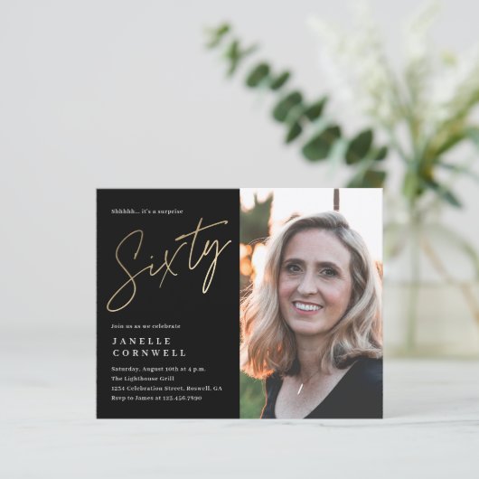 Papier Script Budget Black Gold 60e (Debout devant)