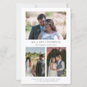 Papier Script BUDGET Mariage 3 Collage Photo Citation Mer (Dos)