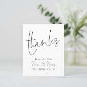 Papier Script Budget Nouveau M. Mme Mariage N'importe que (Debout devant)