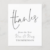 Papier Script Budget Nouveau M. Mme Mariage N'importe que (Devant)