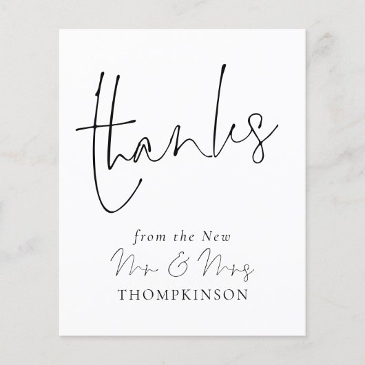 Papier Script Budget Nouveau M. Mme Mariage N'importe que (Devant)