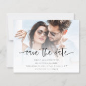 Papier Script Budget Photo Code QR Mariage Enregistrer La (Devant)