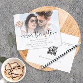 Papier Script Budget Photo Code QR Mariage Enregistrer La