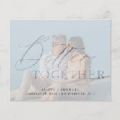 Papier Script budget QR CODE photo mariage enregistrer la (Devant)