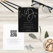 Papier Script budgétaire Nous faisons Black QR Code Maria