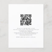 Papier Script budgétaire Nous faisons Black QR Code Maria (Dos)