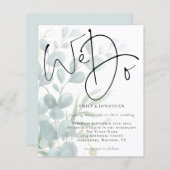 Papier Script budgétaire Nous faisons Eucalyptus Faire-pa (Devant / Derrière)