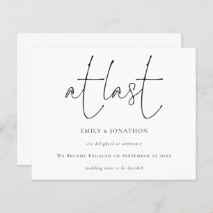 Papier Script de budget au Faire-part Fiançailles Dernier