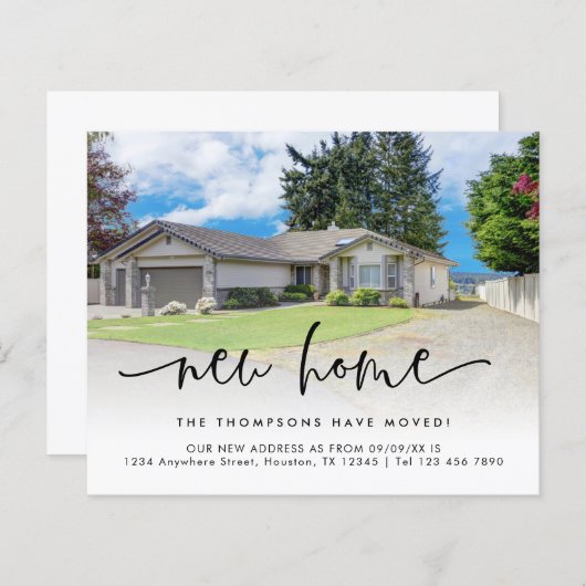 Papier Script de superposition de photo budgétaire Nouvel (Devant / Derrière)