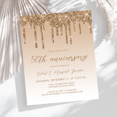 Papier Script du 50e anniversaire de la Parties scintilla