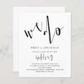 Papier Script élégant du budget que nous faisons Faire-pa (Devant / Derrière)