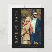 Papier Script lunaire photo Mariage noir budget (Devant)