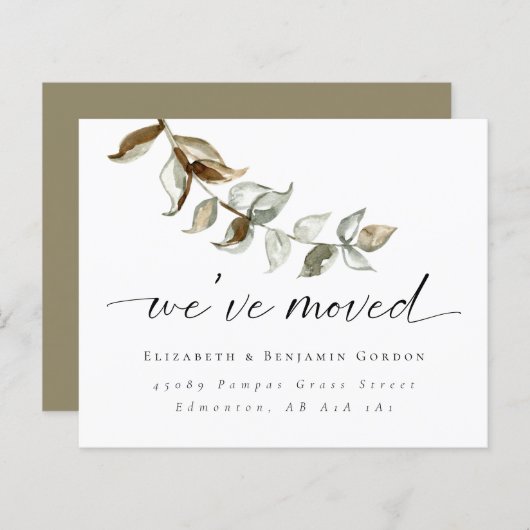 Papier Script minimal de déplacement du mode Boho budget (Devant / Derrière)