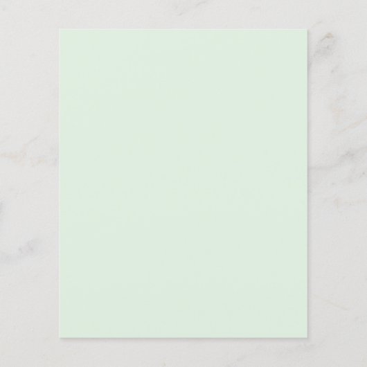 Papier Script Mistletoe Budget Noël Mariage RSVP (Dos)