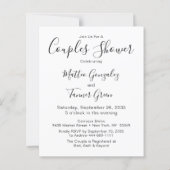 Papier Script photo moderne budget LGBTQ Couples Douche (Dos)