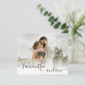 Papier Script rustique en bois brun 5 photos budget maria (Debout devant)