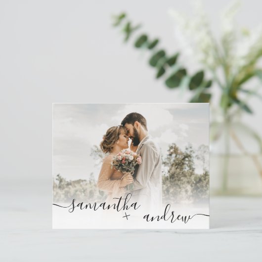 Papier Script rustique en bois brun 5 photos budget maria (Debout devant)