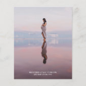 Papier Script rustique Photo Budget Baby shower Invitatio (Dos)