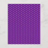 Papier Script violet de la partie de thé de budget Fête d (Dos)