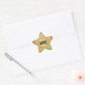 Papier Scroll Cowboy Star Stickers (Envelop)
