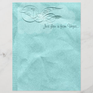 Papier Scrolly Bird (Papier de scrapbooking personnalisé)