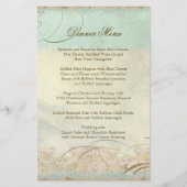 Papier Sea Turtle Modern Coastal Ocean Beach Swirls (Devant)