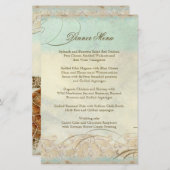 Papier Sea Turtle Modern Coastal Ocean Beach Swirls (Devant / Derrière)