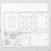 Papier Selfie Picture Frame For 2x3 Photo Printable or (Devant / Derrière)