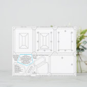 Papier Selfie Picture Frame For 2x3 Photo Printable or (Debout devant)