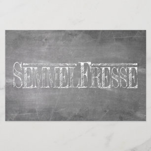 Papier Semmelfresse - weiß