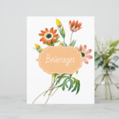 Papier Séparateur de recette Anémone botanique (Debout devant)