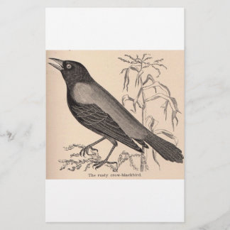 Papier Sepia Crow